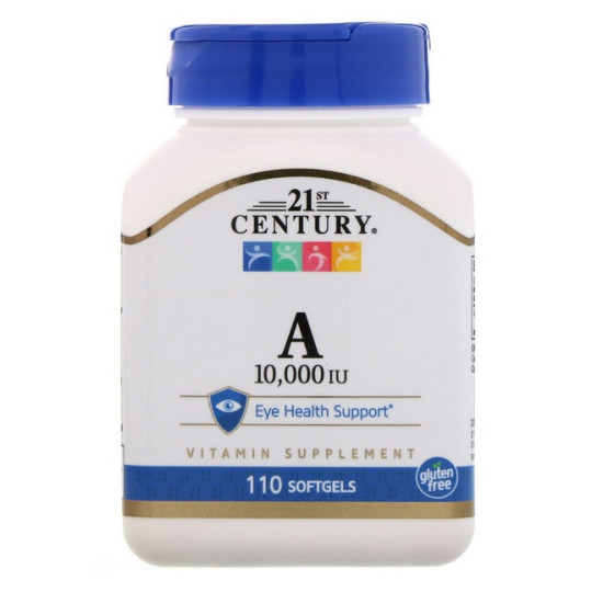 A vitamin 10.000IU - 110db softgél - 21st. Century