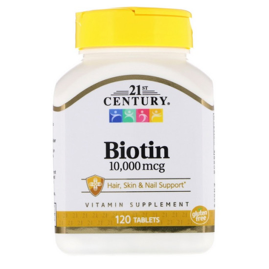 Biotin 10000 mcg, Maximális Erő 120db Tabletta - 21St. Century