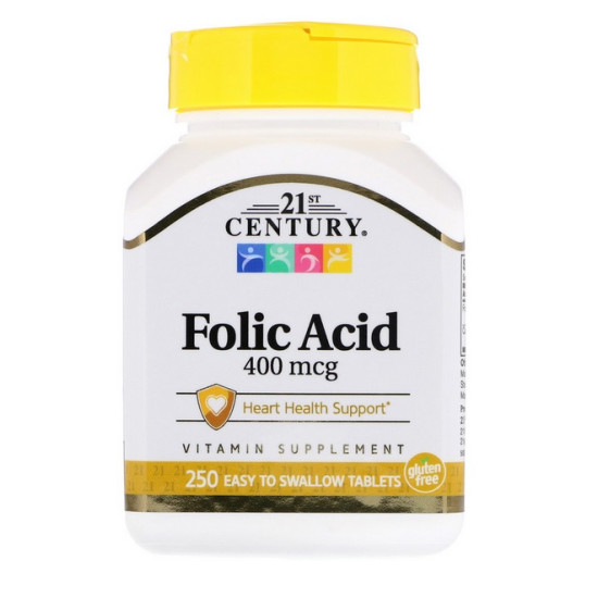 B4 vitamin - Folsav 400mcg 250db tabletta - 21st. Century