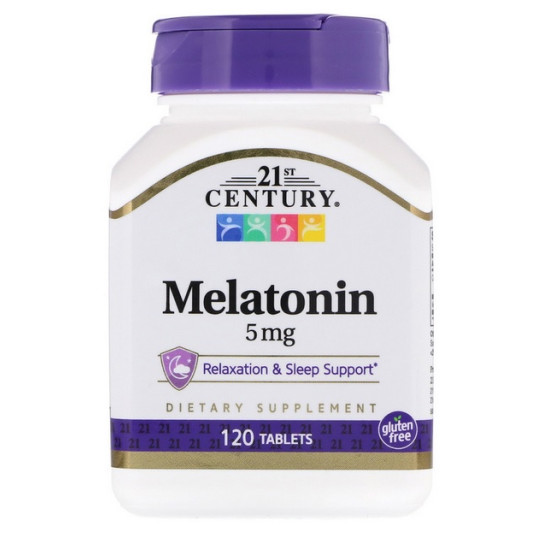 Melatonin 5 mg, 120 Tabletta - 21st. Century