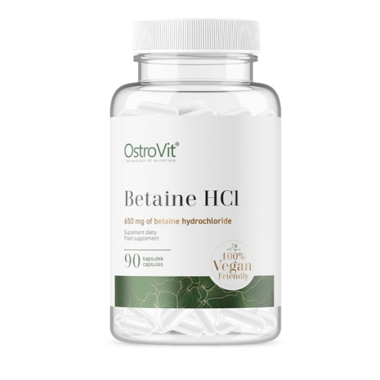 Betaine HCL 650mg - 90db kapszula - Ostrovit