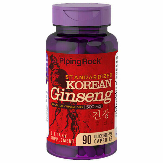 Koreai Panax Ginseng 500mg - 90 kapszula - Piping Rock