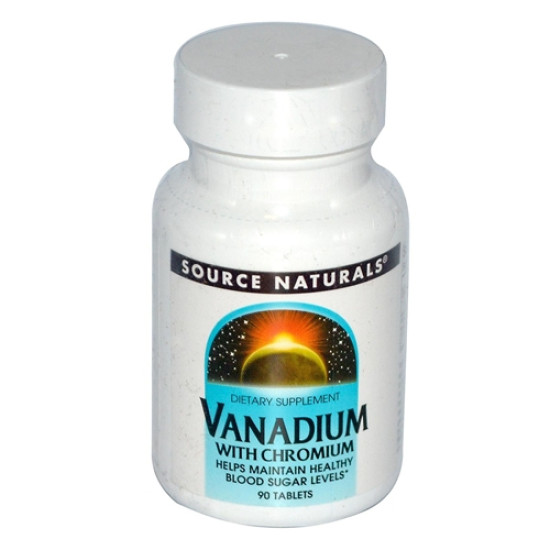 Vanadium Chromium 90db tabletta - Source Naturals